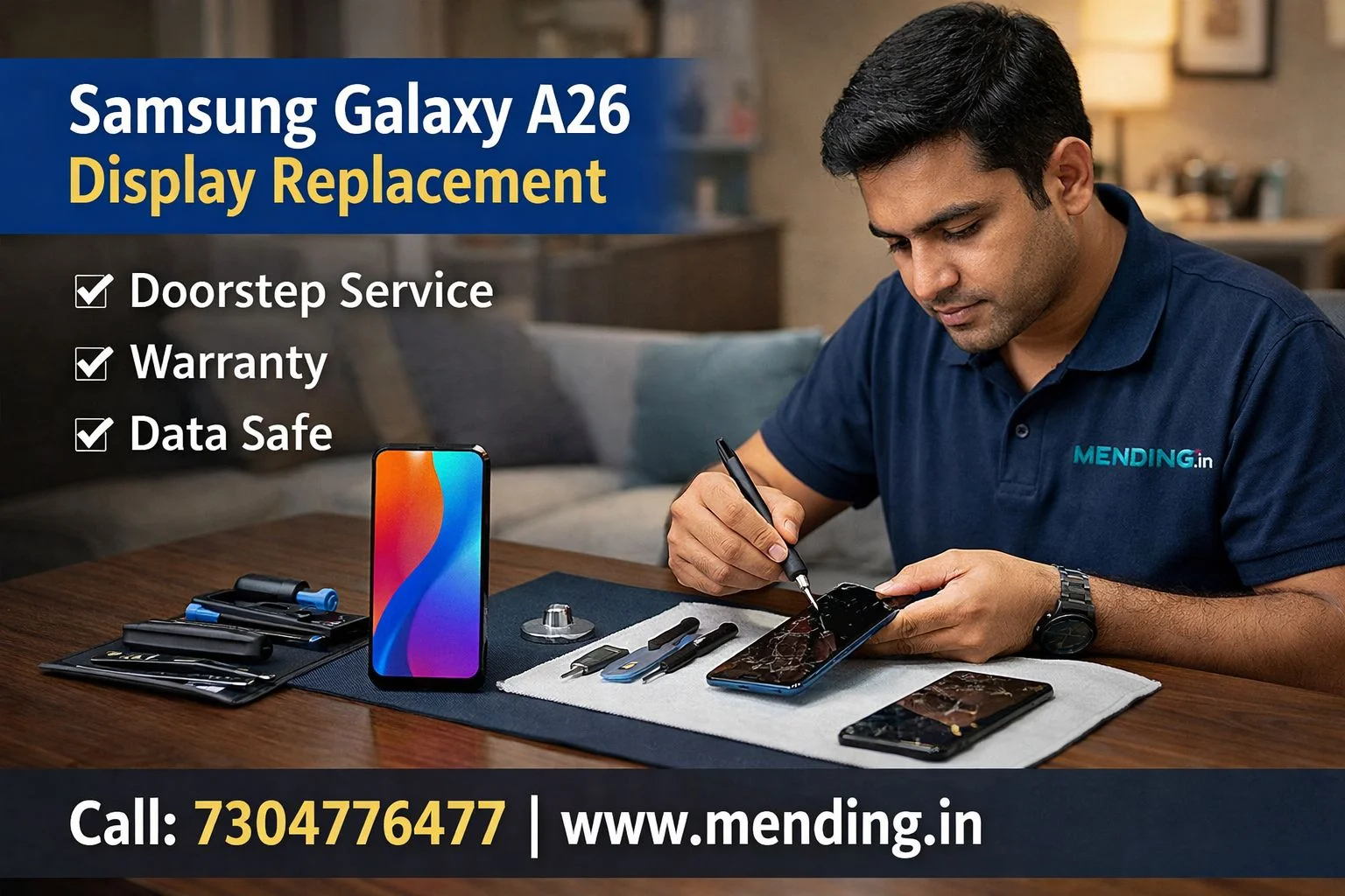 Samsung Galaxy A26 Display Replacement Cost in India (Latest Price Guide 2026)