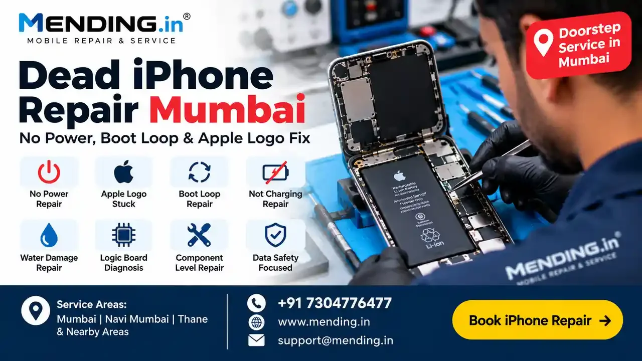Dead iPhone Repair Mumbai – No Power, Boot Loop & Motherboard Diagnosis