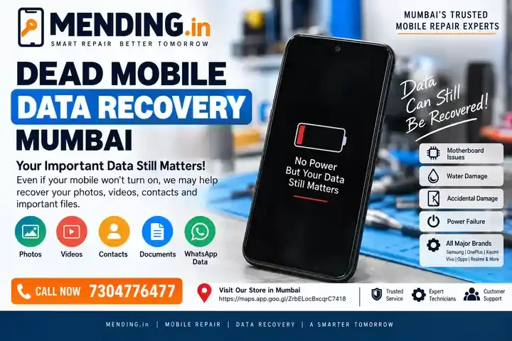 Dead Mobile Data Recovery Mumbai – Recover Data from a Dead Smartphone