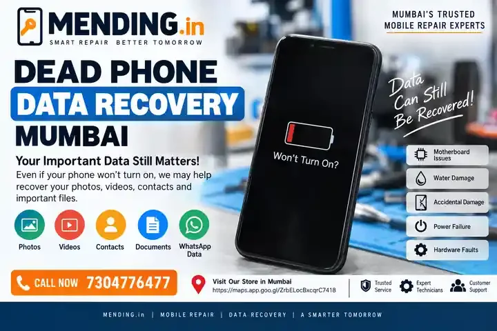 Dead Phone Data Recovery Mumbai – Recover Important Data from a Dead Mobile