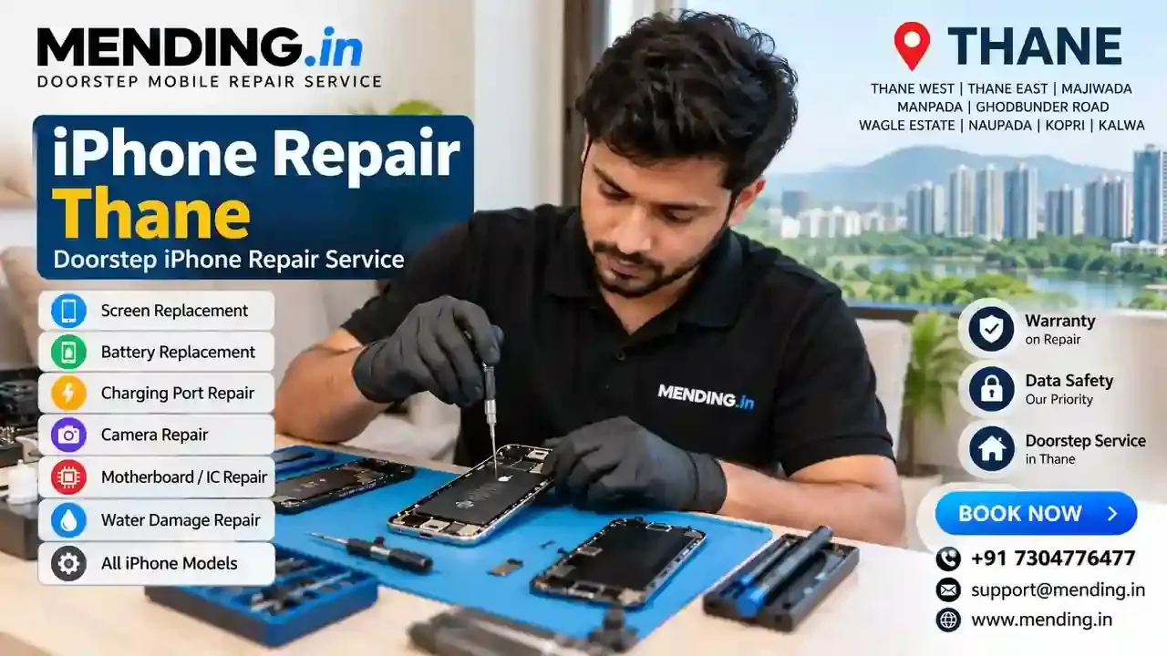 Doorstep iPhone Repair Thane – Home Service | MENDING.in