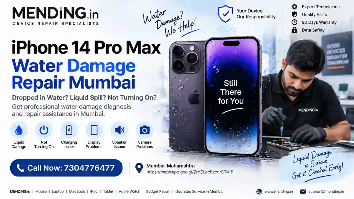 iPhone 14 Pro Max Water Damage Repair Mumbai | MENDING.in