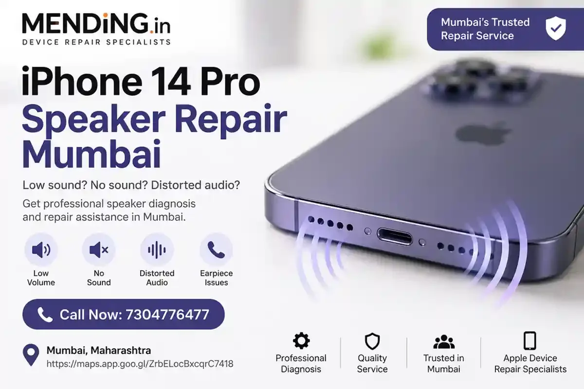 iPhone 14 Pro Speaker Repair Mumbai | MENDING.in