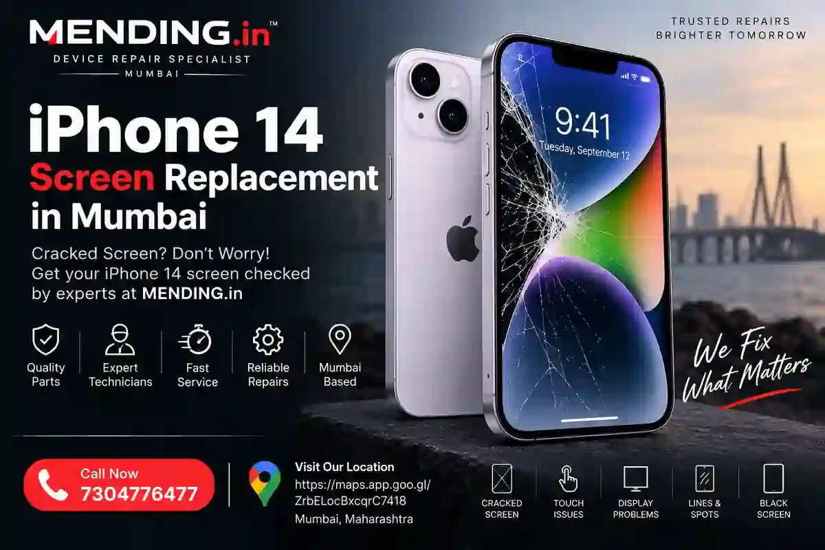 iPhone 14 Screen Replacement Mumbai | MENDING.in
