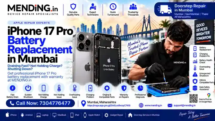 iPhone 17 Pro Battery Replacement in Mumbai: Cost & Service