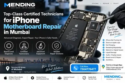 Top-Class Certified Technicians for iPhone Motherboard Repair in Mumbai | MENDING