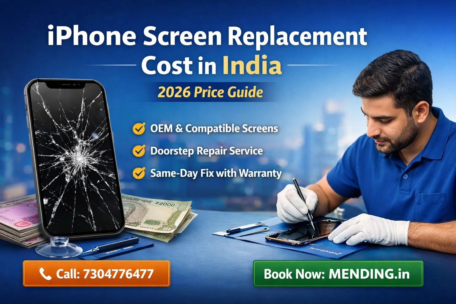 iPhone Screen Replacement Cost in India (2026 Price Guide)