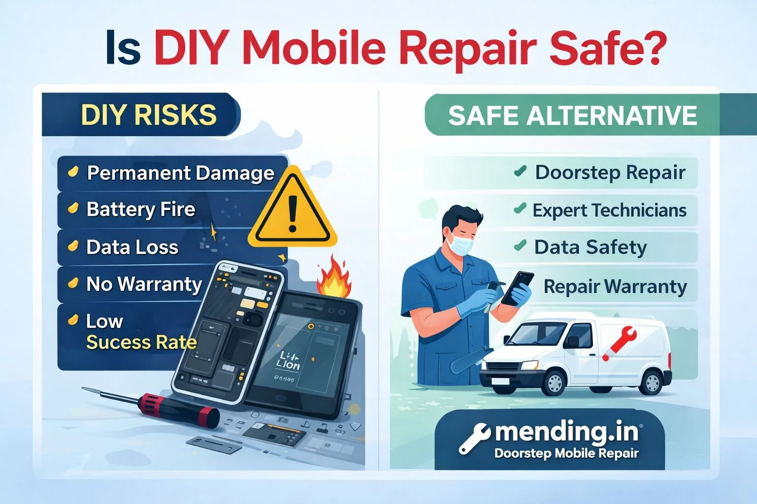 Is DIY Mobile Repair Safe? Risks, Reality & Better Alternatives