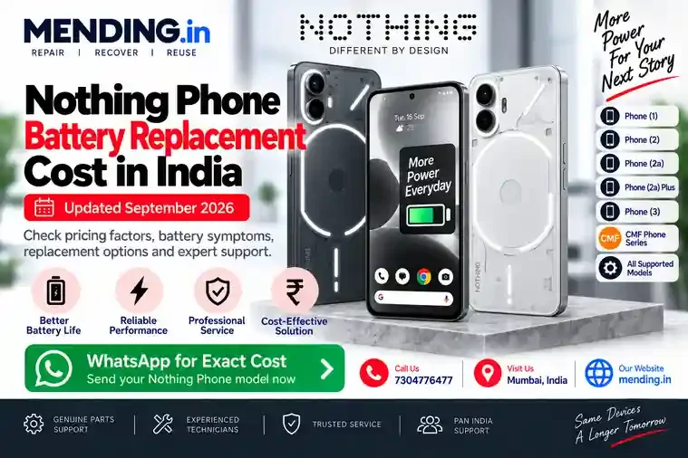 Nothing Phone Battery Replacement Cost in India