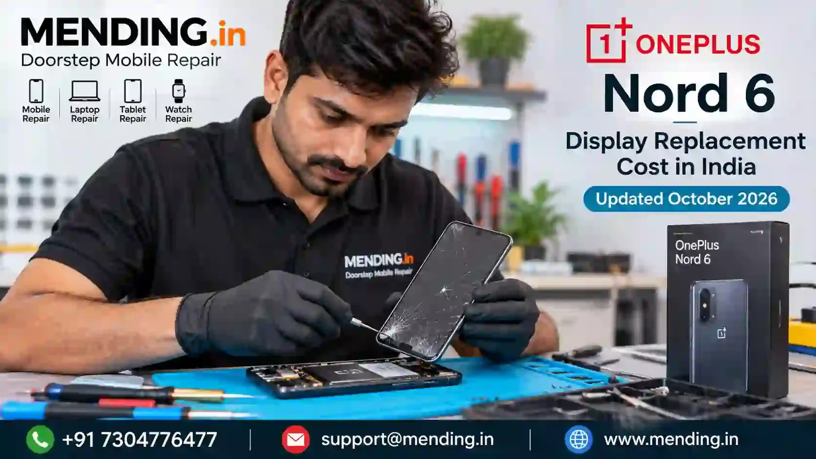 OnePlus Nord 6 Display Replacement Cost in India: Service Options and Price Guide
