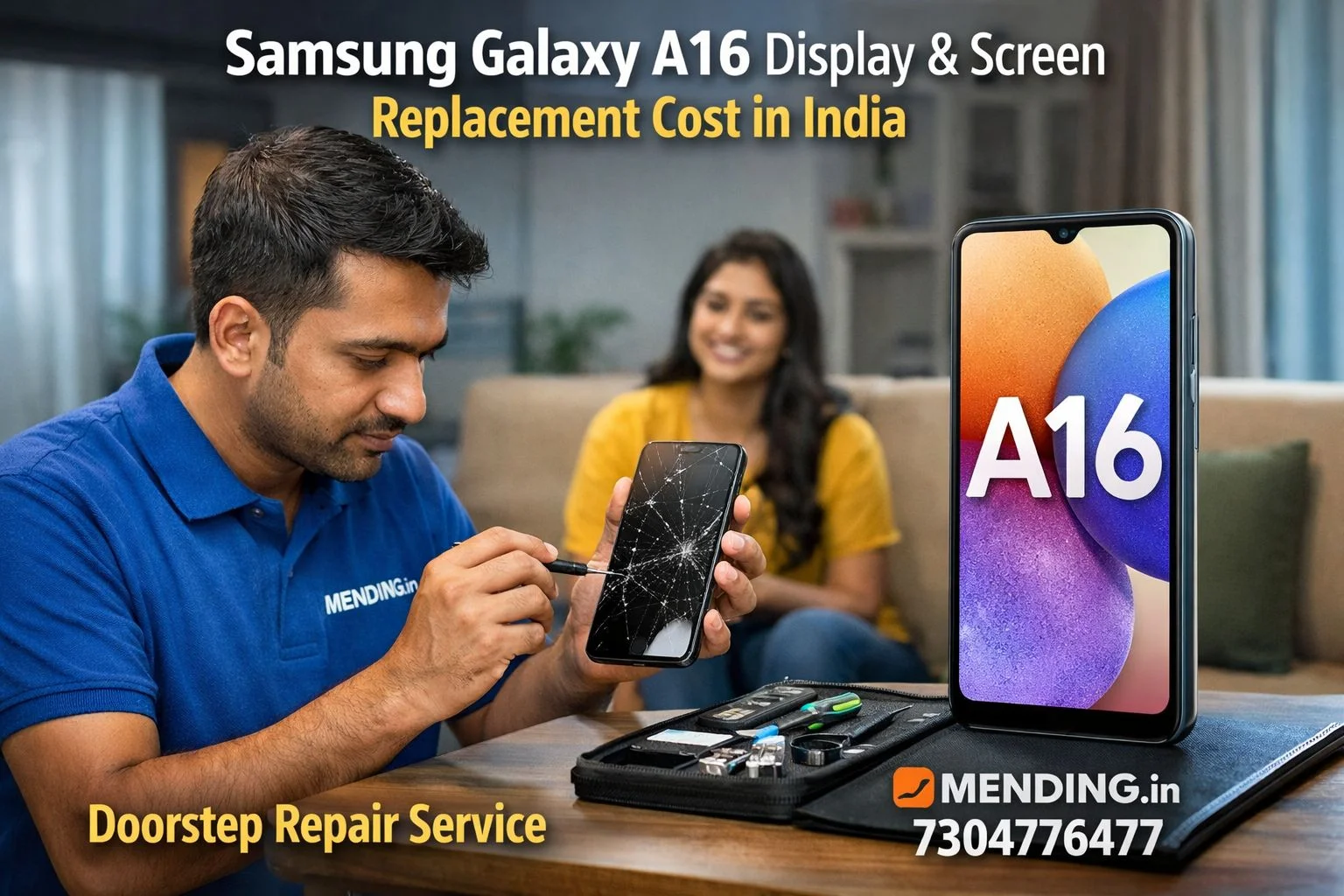 Samsung Galaxy A16 Display Replacement Cost in India