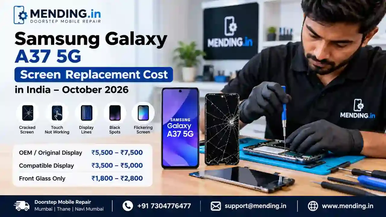 Samsung Galaxy A37 5G Screen Replacement Cost in India – October 2026