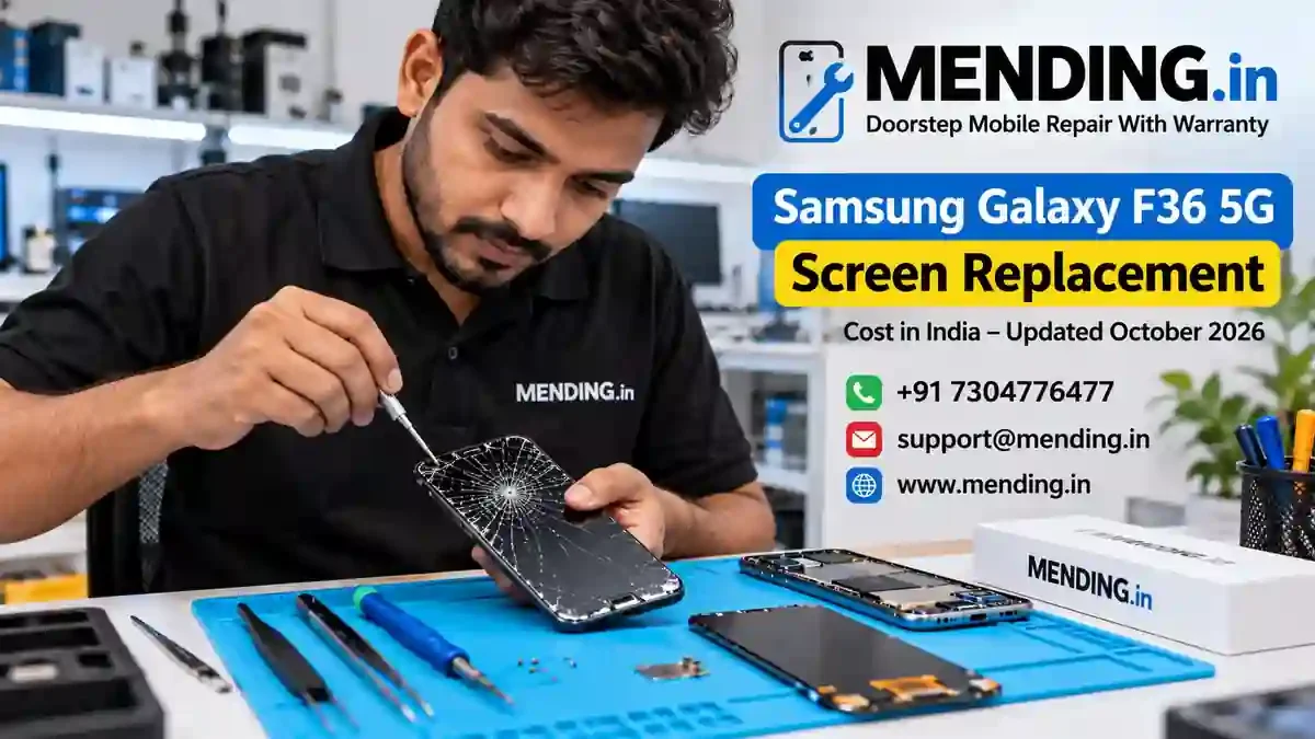Samsung Galaxy F36 5G Screen Replacement Cost in India – October 2026