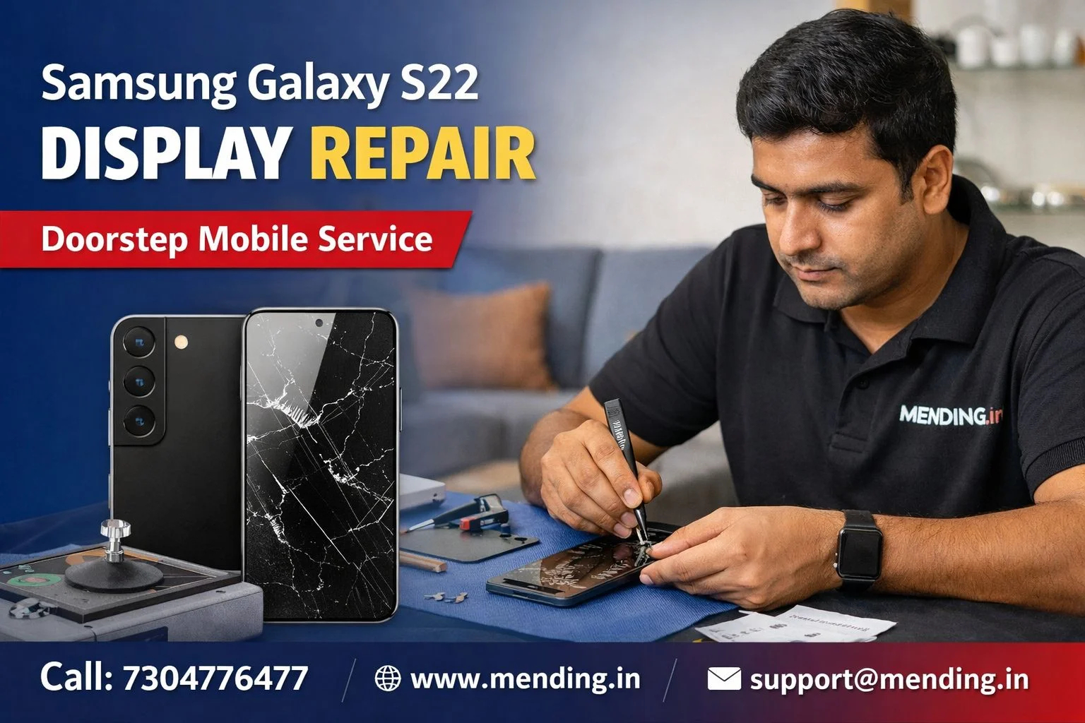 Samsung Galaxy S22 Display Replacement Cost in India | Screen Repair Price