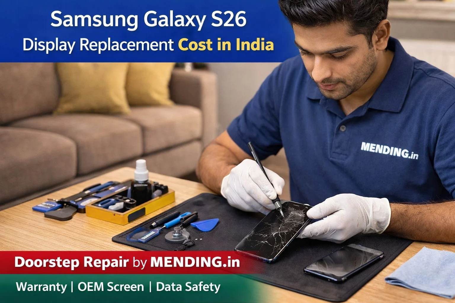 Samsung Galaxy S26 Display Replacement Cost in India (Latest 2026 Guide)