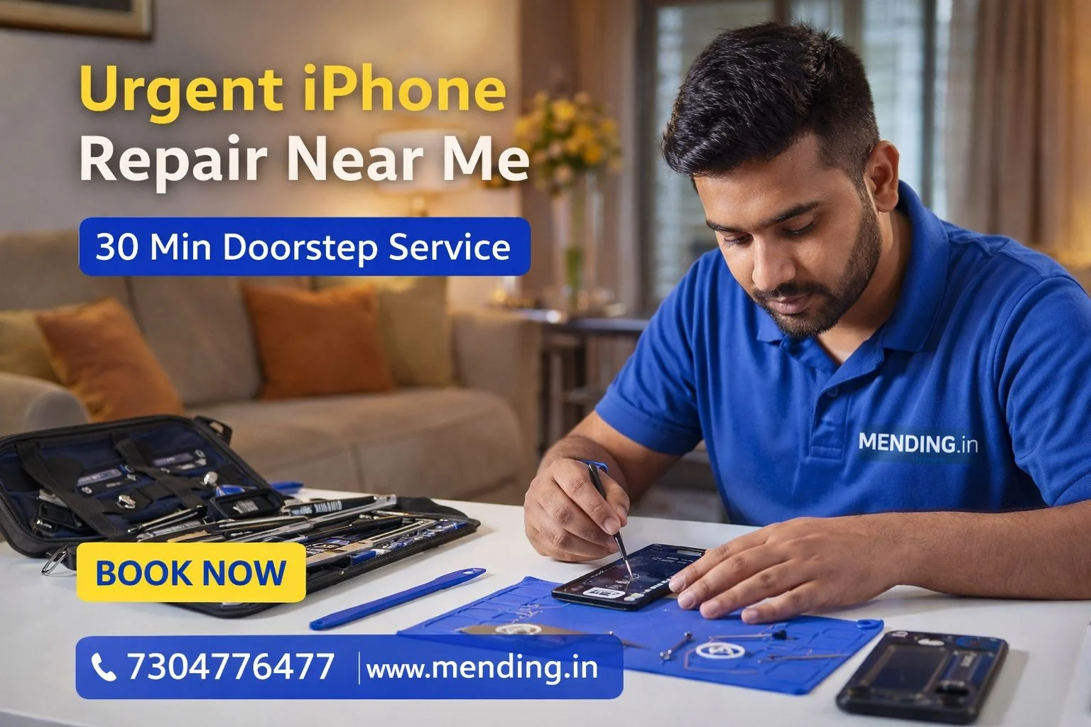 Urgent iPhone Repair Near Me – 30 Minute Doorstep Service