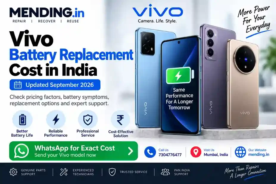 Vivo Battery Replacement Cost in India – Updated September 2026